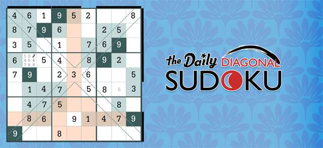 Bowman Extra's free The Daily Diagonal Sudoku game 