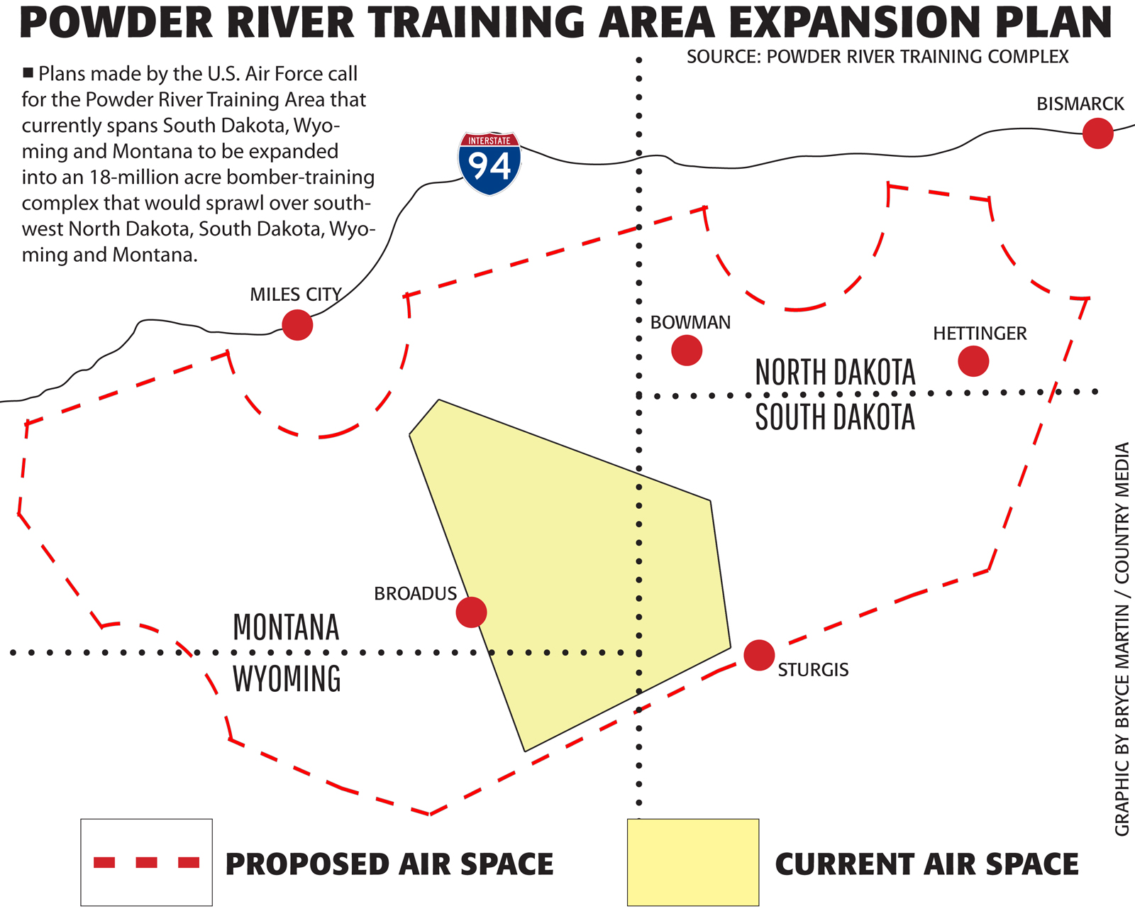 PRTC planning end-of-month exercise in Bowman airspace