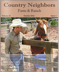 Country Neighbors: Fall 2012