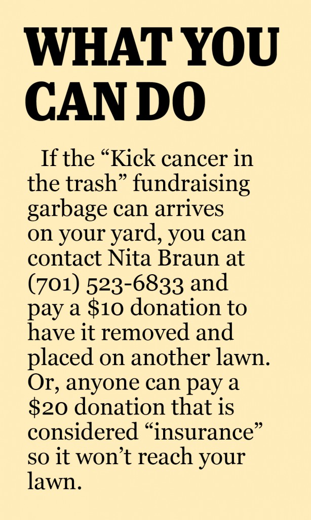 relay for life garbage can