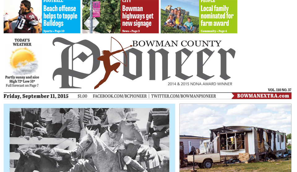 The Pioneer E Edition for 9-11-15
