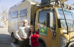 Australian couple with unique vehicle turn heads on Main