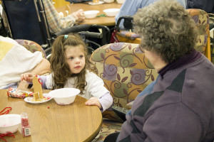 Spreading Christmas Cheer: Daycare does crafts with long-term care residents (slideshow)