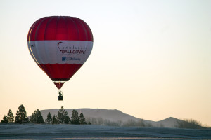 DID YOU SPOT IT? Hot air balloon takes early morning flight over Bowman to set world record (with video)