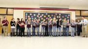 School honors winter athletes