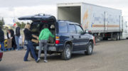 Mobile food pantry stops in Bowman County