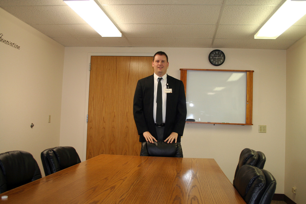 West River Health Services welcomes Matthew Shahan as its new CEO. (Photo by Cole Benz/Pioneer)