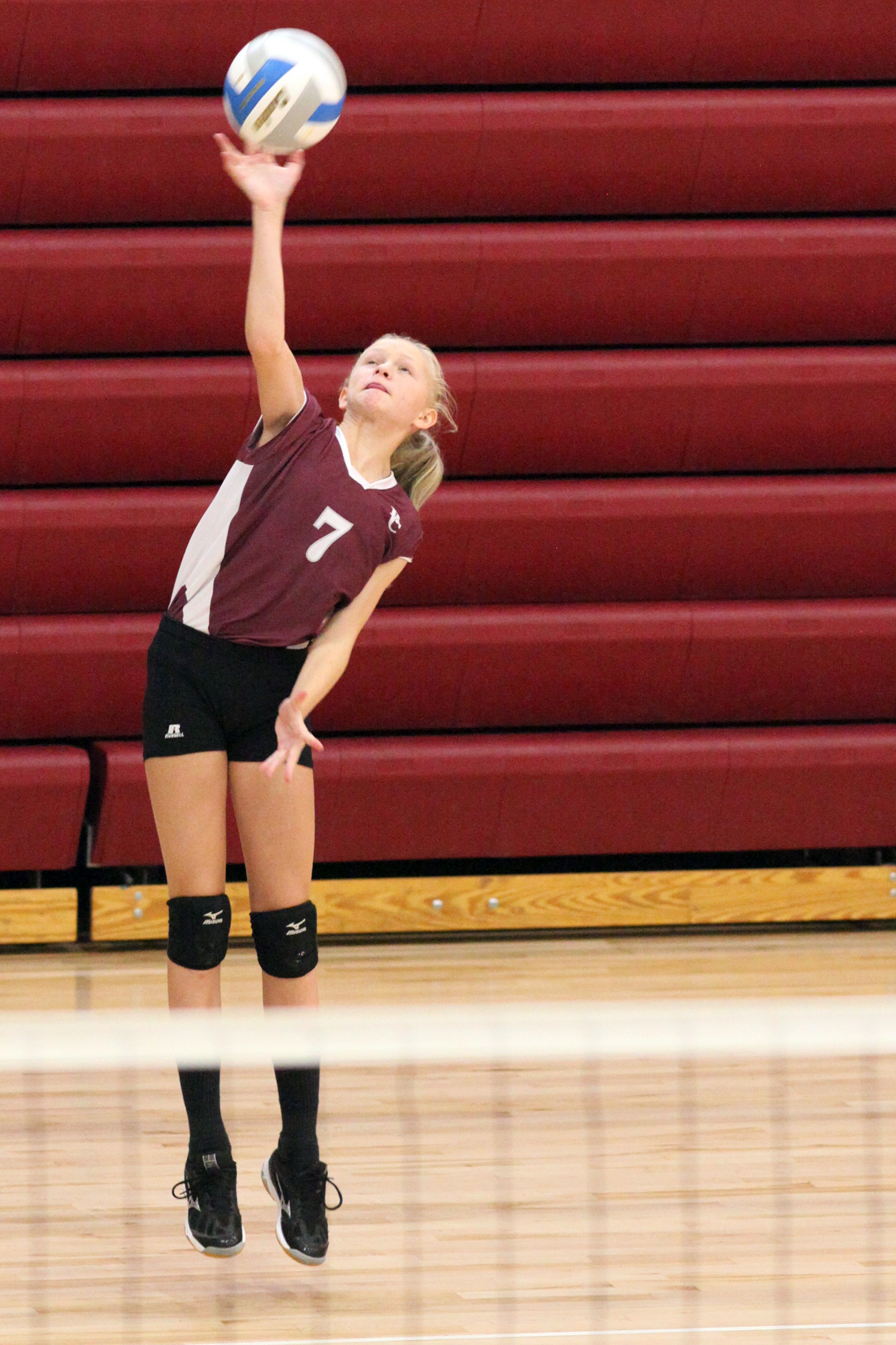 Jillian Svihovec gets in a hit. (Photo by Jason Waskiewicz)