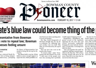 The Pioneer E Edition for 2-10-17